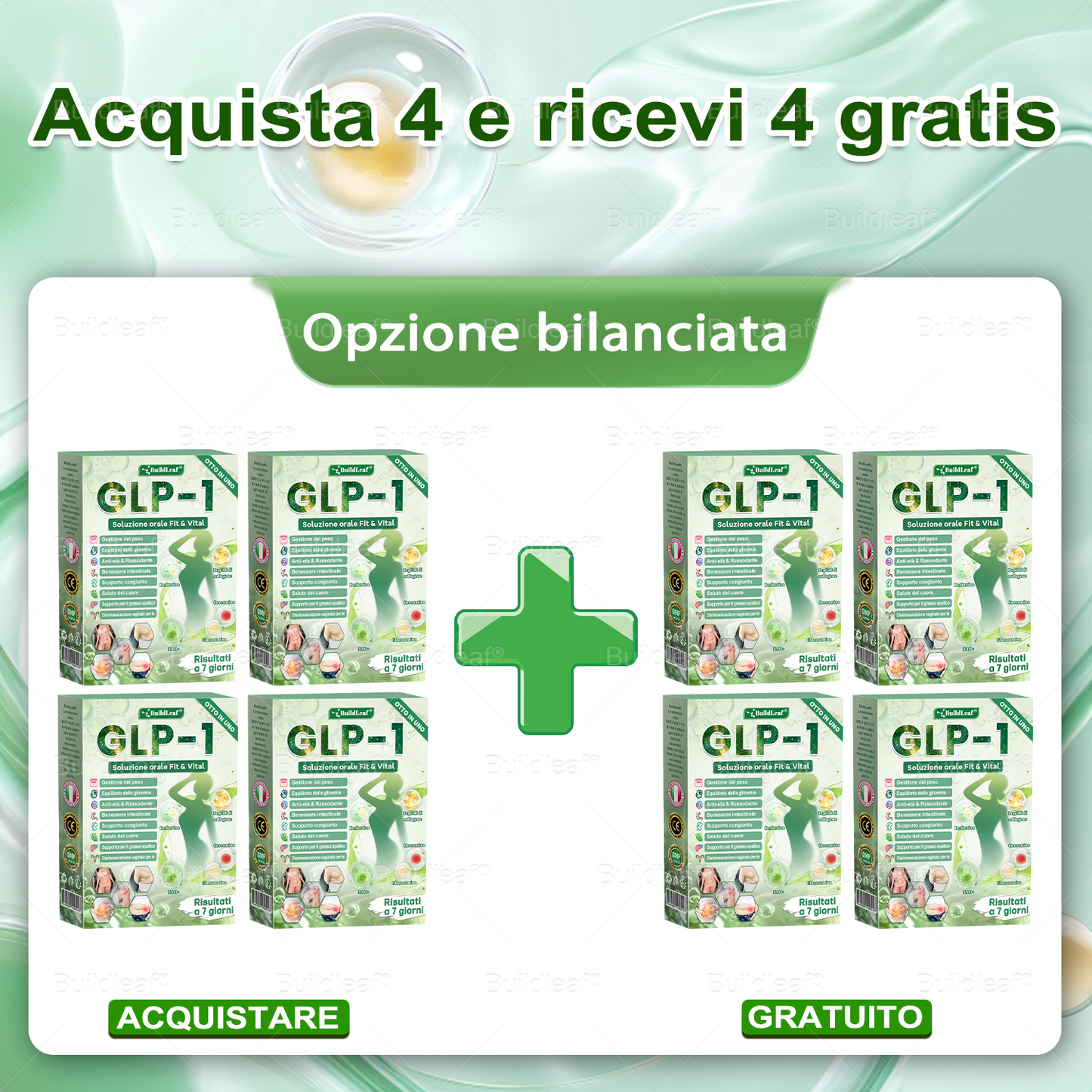 ššNegozio ufficiale | BuildLeafĀ® GLP-1 8-in-1 Fit & Vital Soluzione Orale (Solo una volta al giorno, cambiamenti visibili in 7 giorni) ā
Per obesitĆ , salute cardiovascolare, diabete, apnea notturna, salute intestinale, problemi articolari e altro